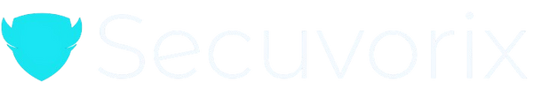 Secuvion logo with a blue icon on a white background